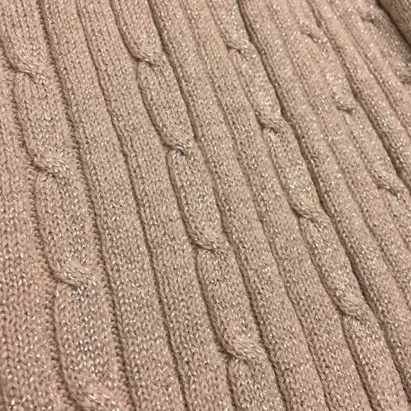 🔵 2/$22❗️Chaps Glitter Knit Full Zip Women’s Sweater - Picture 6 of 6